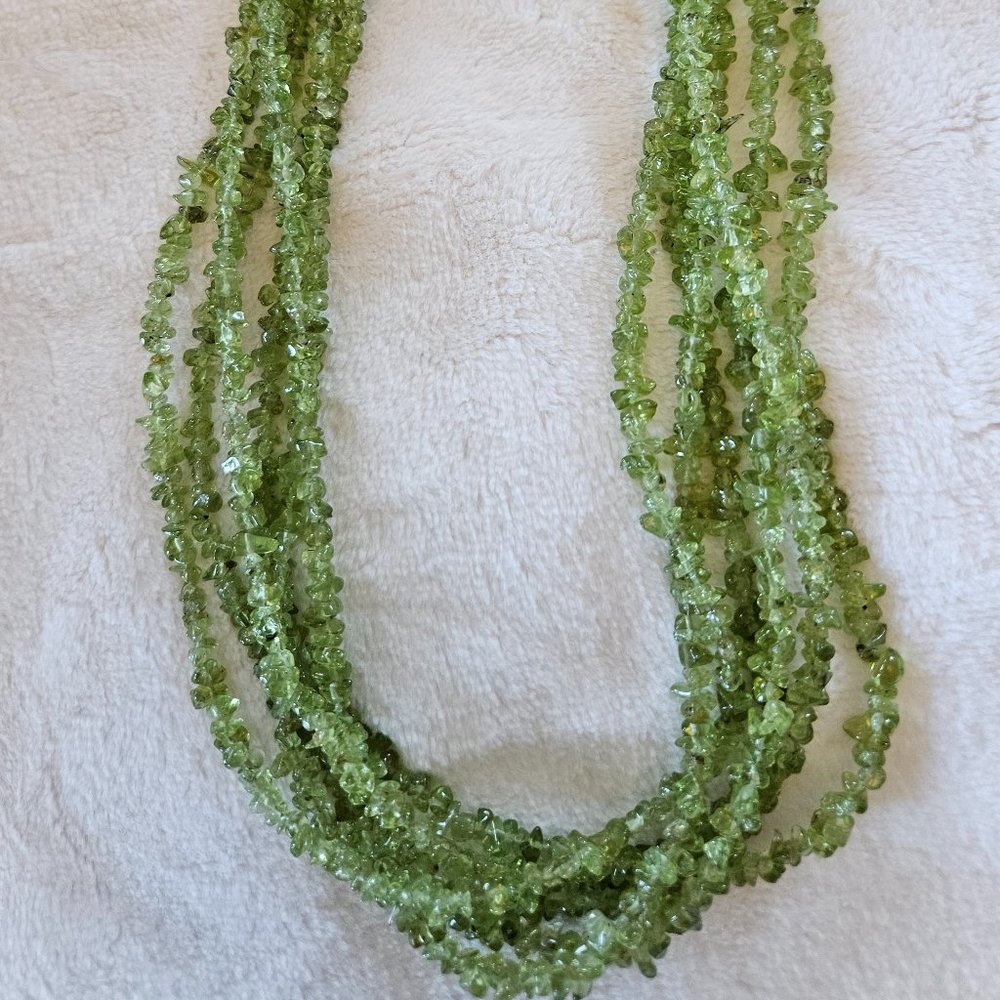 SALE! Silpada six-strand peridot necklace
